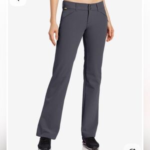 Lole Travel Pants Grey Stretch Athletic Tech-Lab Hiking Golf Pants, Size 12